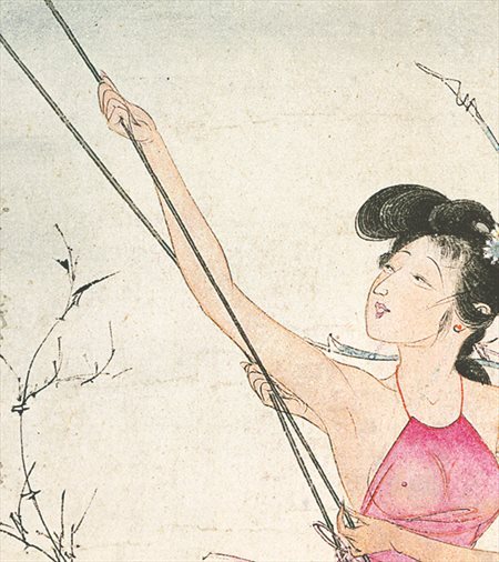 辛集-胡也佛的仕女画和最知名的金瓶梅秘戏图